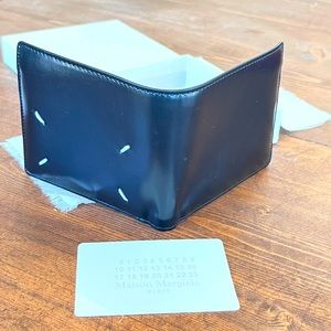 BRAND NEW MAISON MARGIELA black four stitch wallet